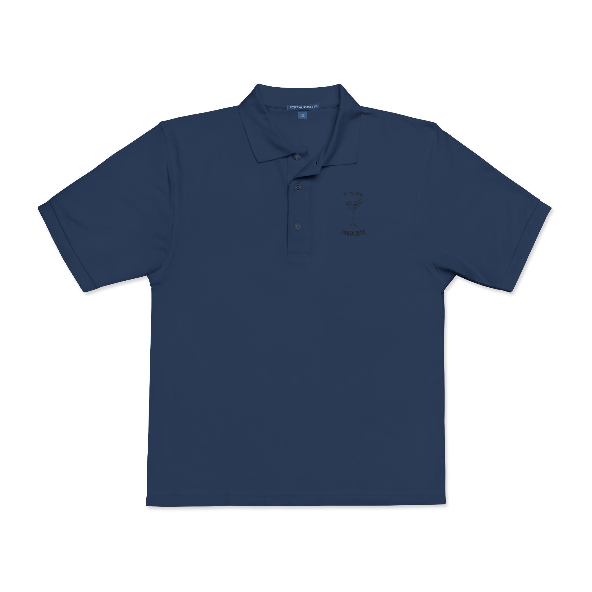 It's Tee Time Some where - Unisex Polo Shirt (Embroidery)