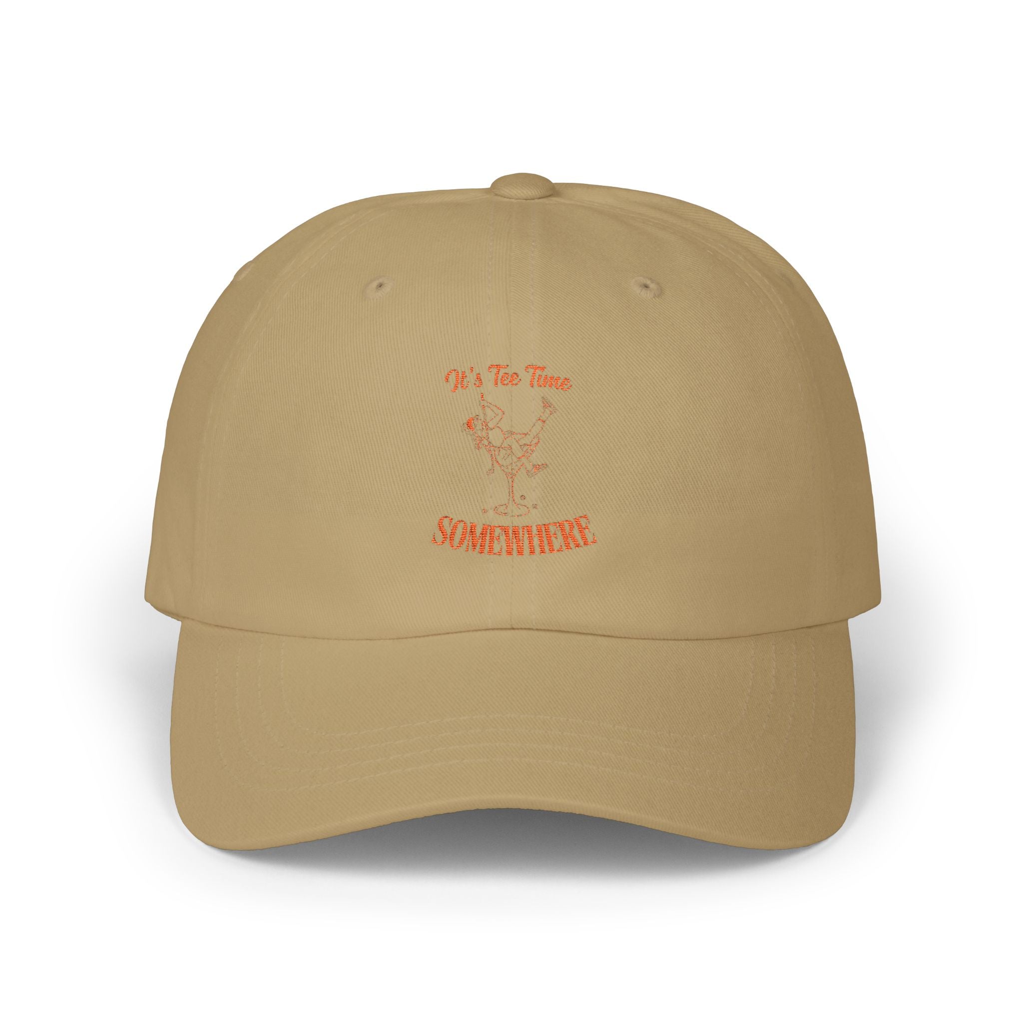 It's Tee Time Some Where! Martini Girl  Glass Sketch Classic Cap