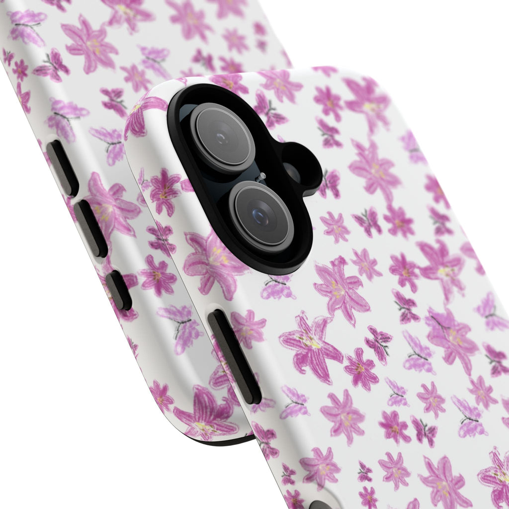 Pink Floral Pattern phone case | Tough Case