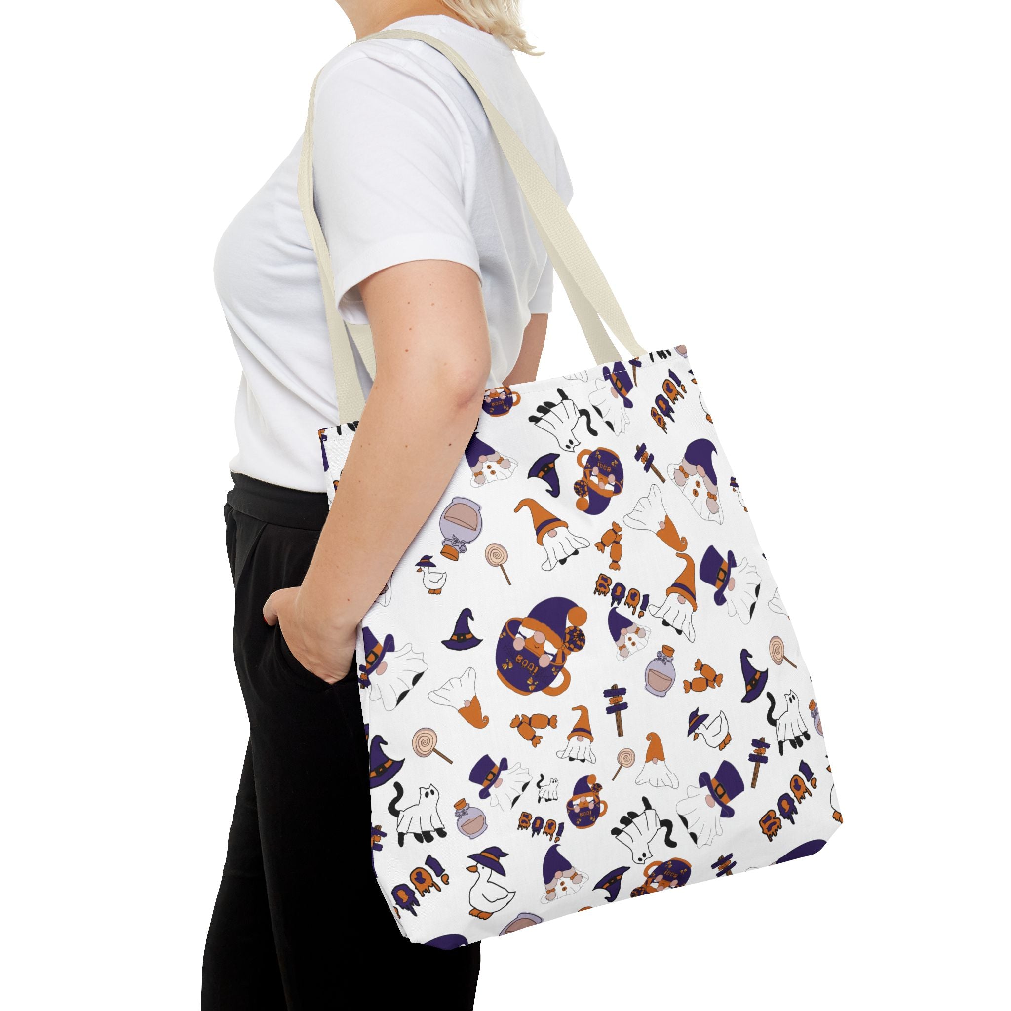 Halloween Gnomes Tote Bag | All Over Print Tote