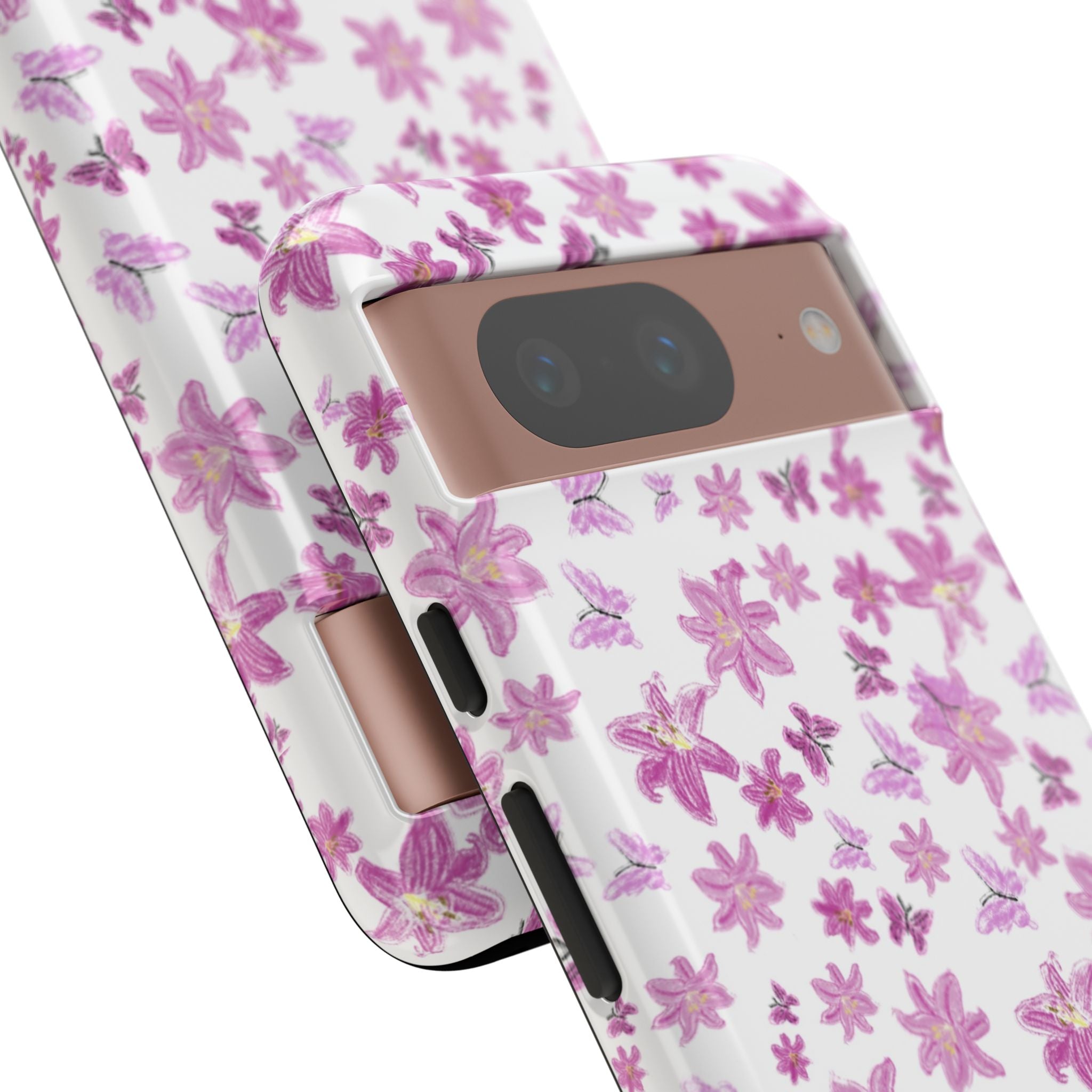 Pink Floral Pattern phone case | Tough Case