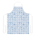 Cute Farm Plaid Bunny Apron — Bunnies Collection, 5-Color Straps