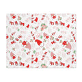 Mom Gnome Placemat | Holiday Gnome Pattern Table Mat