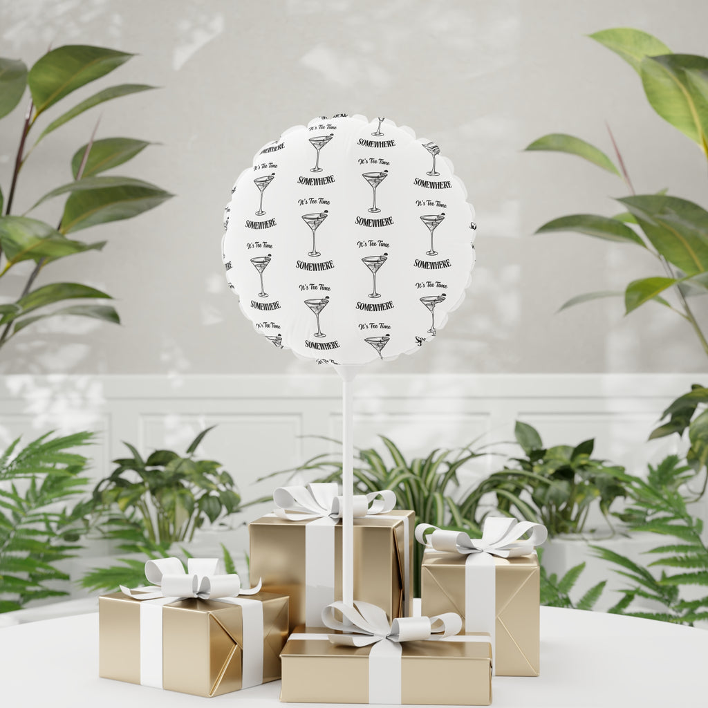 It's Teetime Martini Pattern Balloon