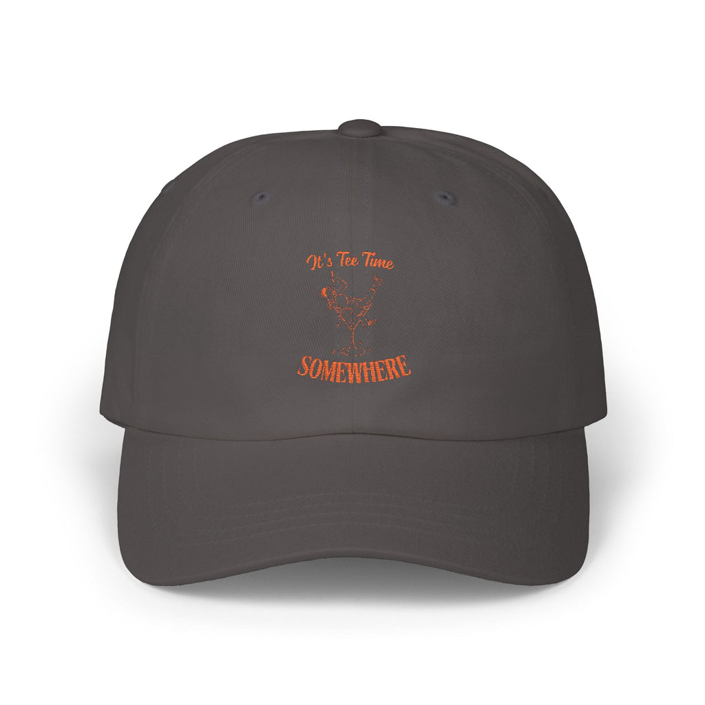It's Tee Time Some Where! Martini Girl  Glass Sketch Classic Cap