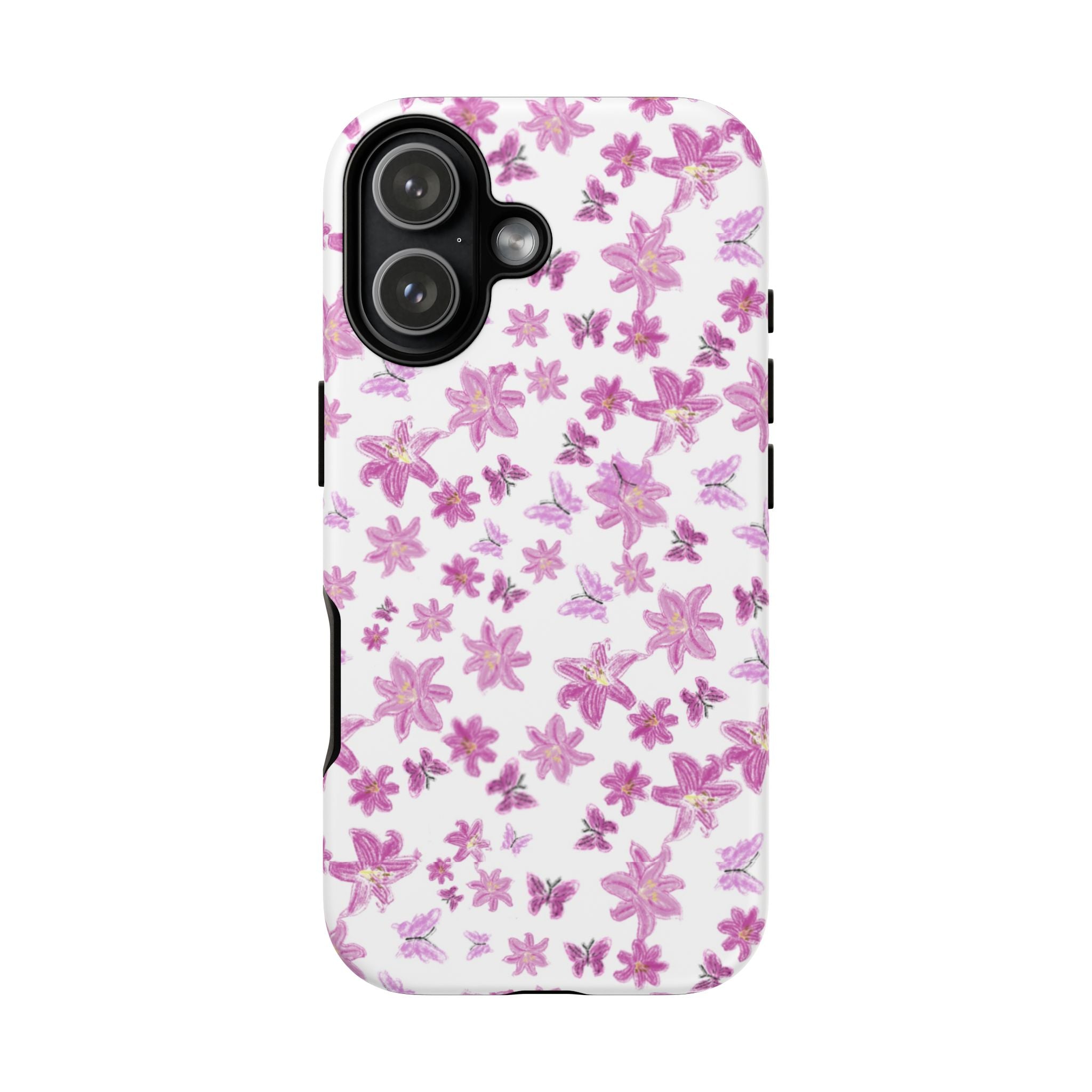 Pink Floral Pattern phone case | Tough Case