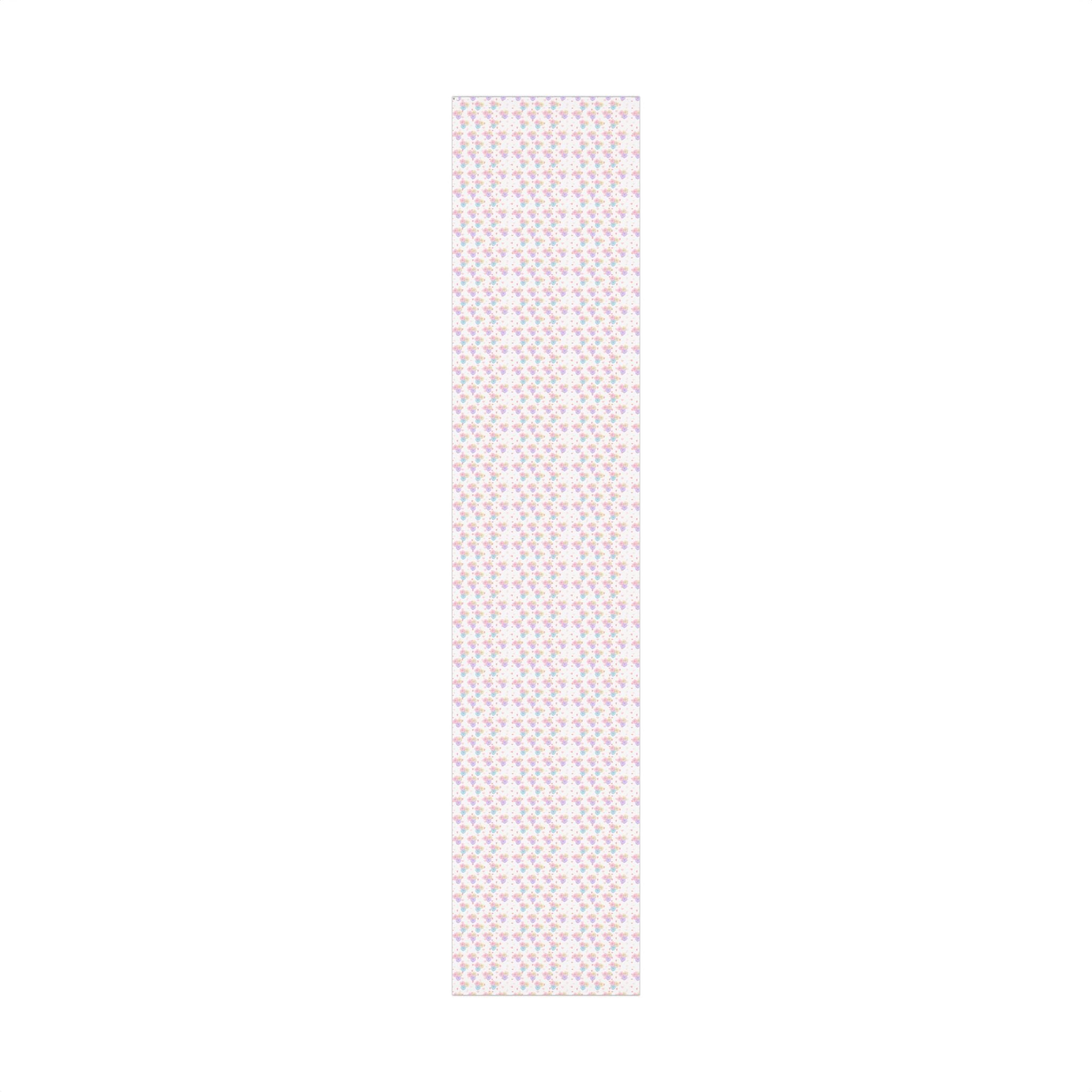Candy Heart Pattern Gift Wrap | Valentines Conversation Heart Wrapping Paper