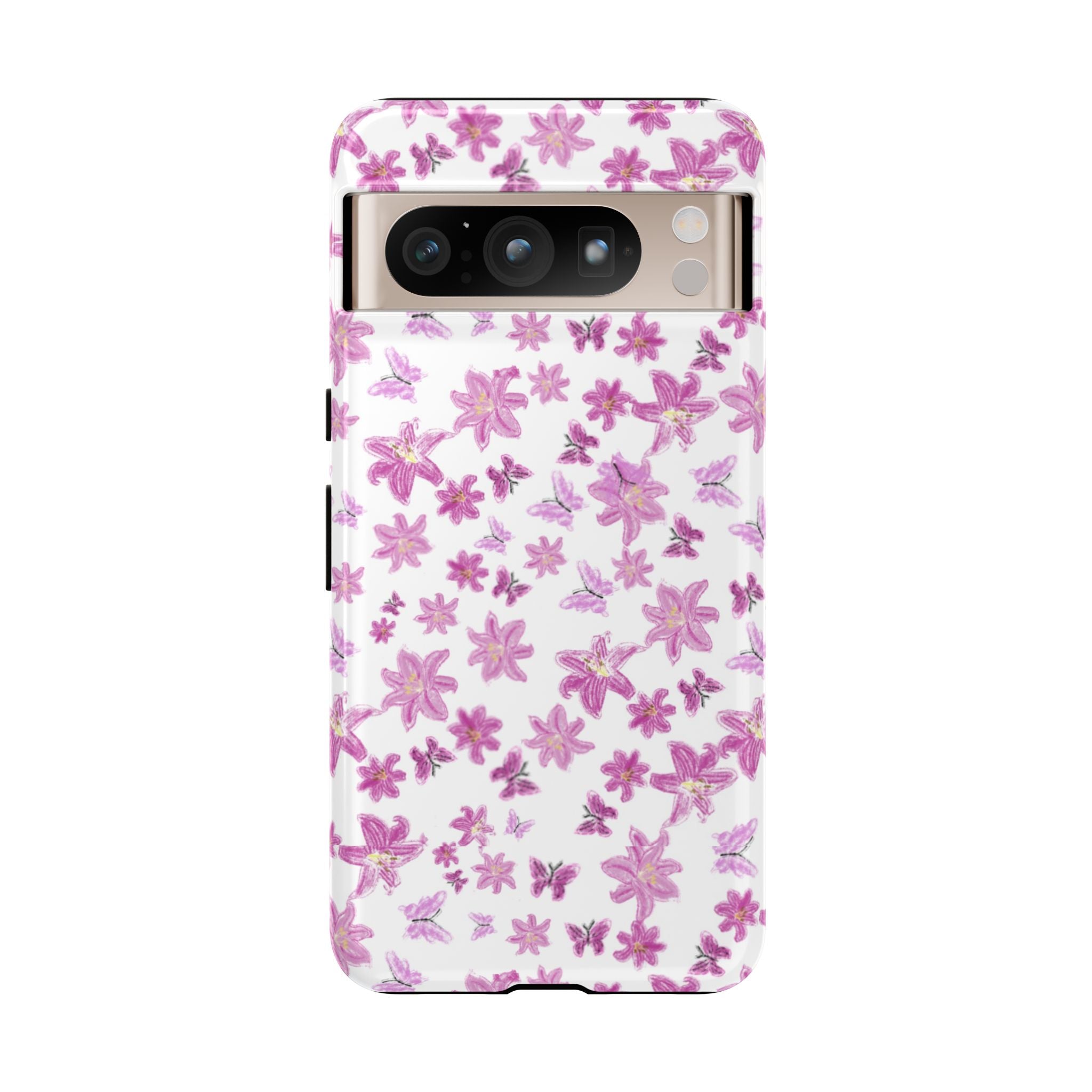 Pink Floral Pattern phone case | Tough Case