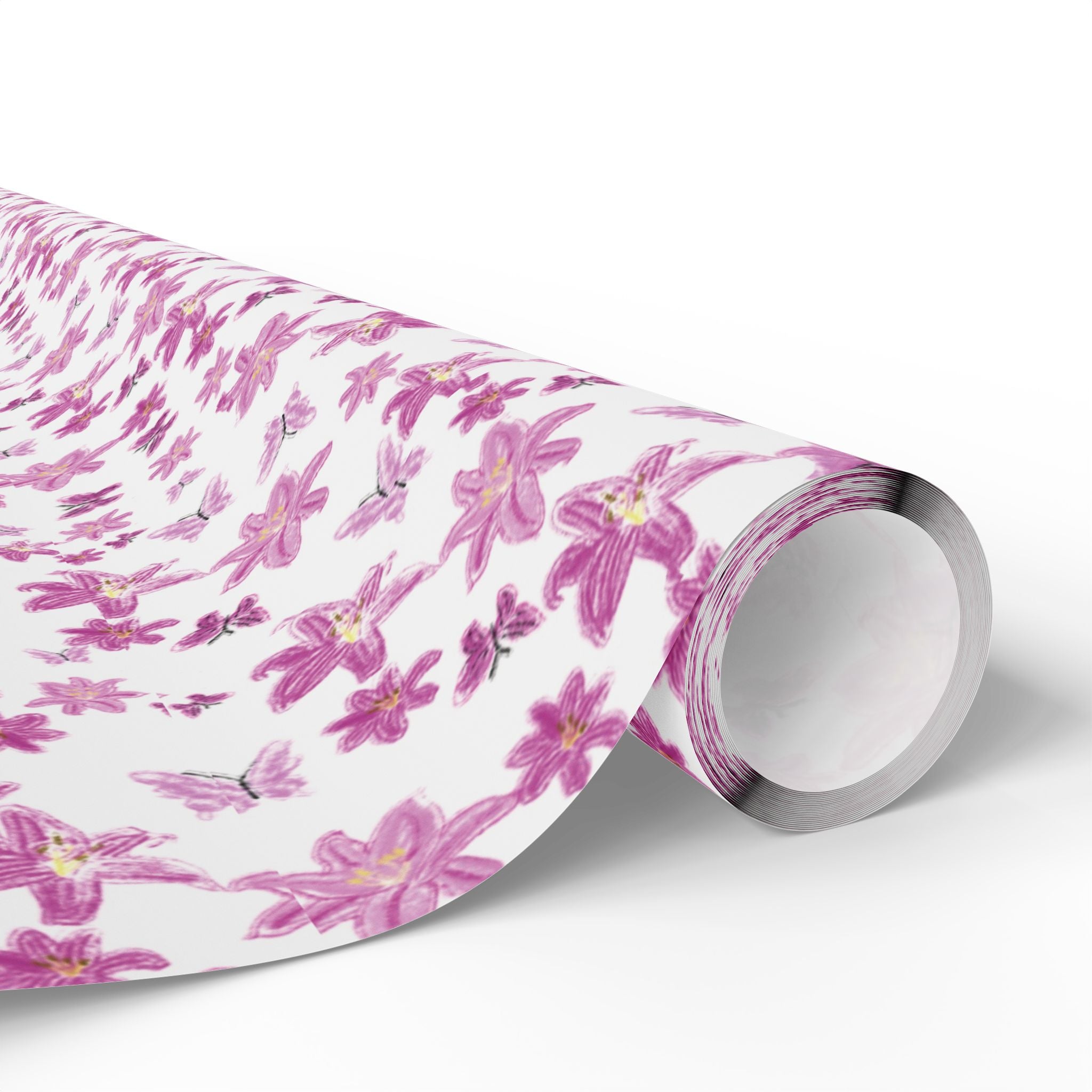 Flowers and Butterfly Wrapping Papers