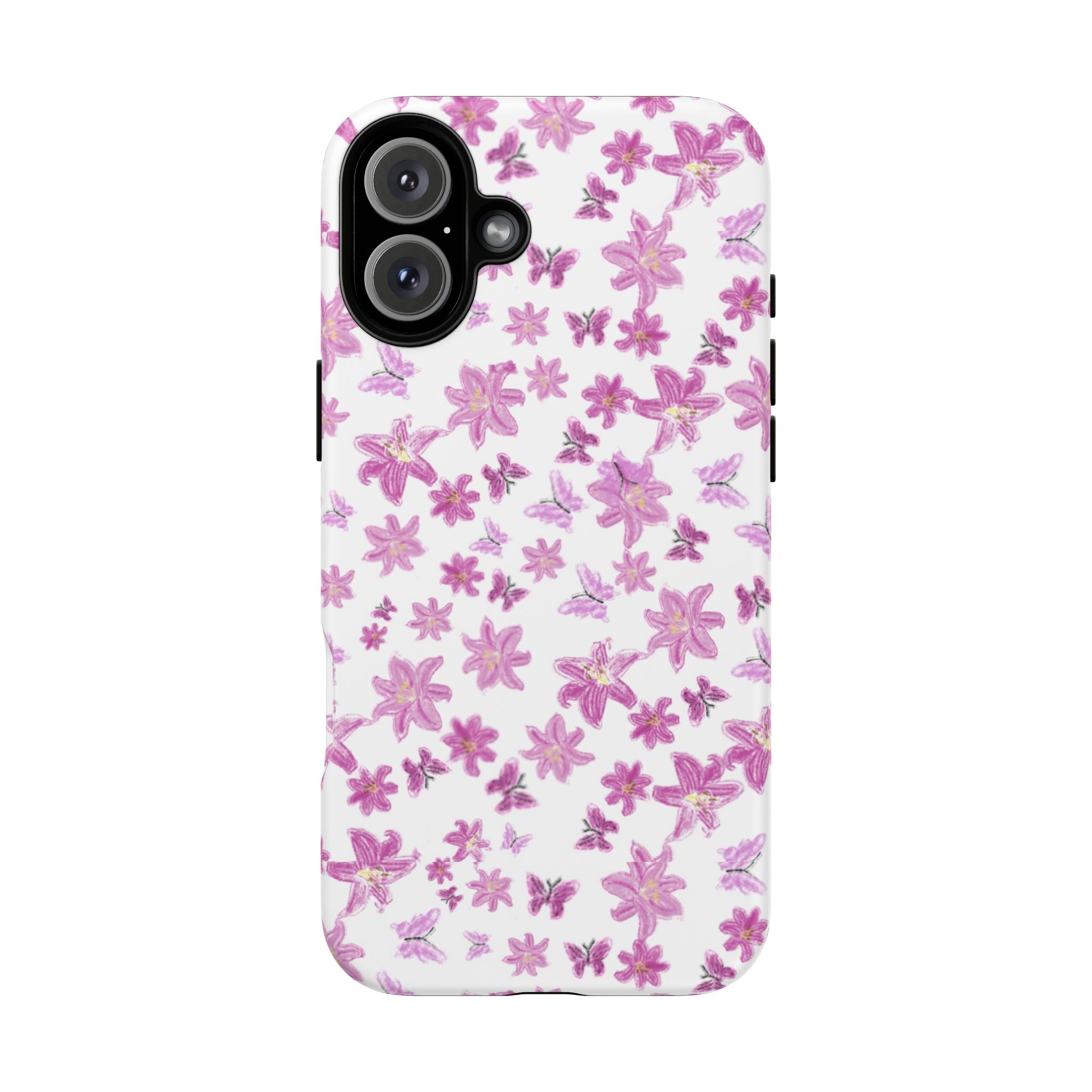 Pink Floral Pattern phone case | Tough Case