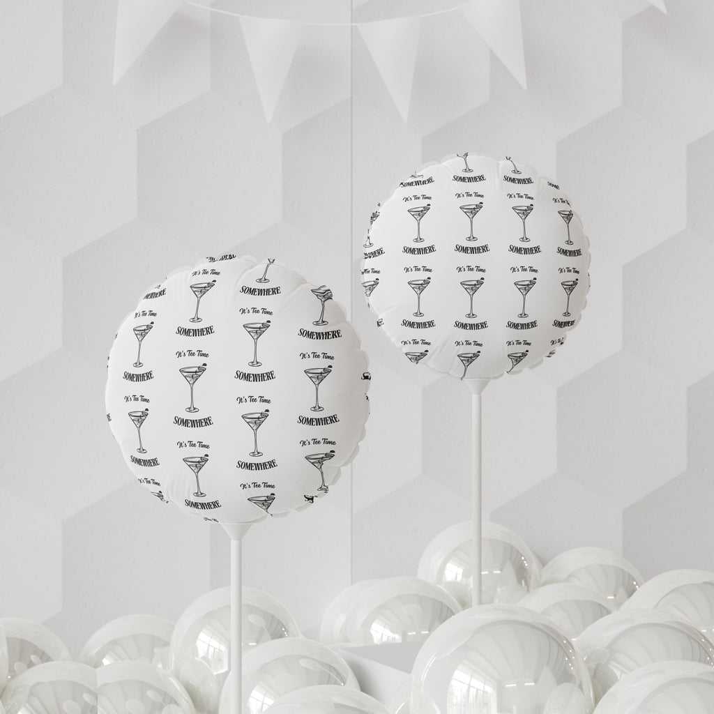 It's Teetime Martini Pattern Balloon
