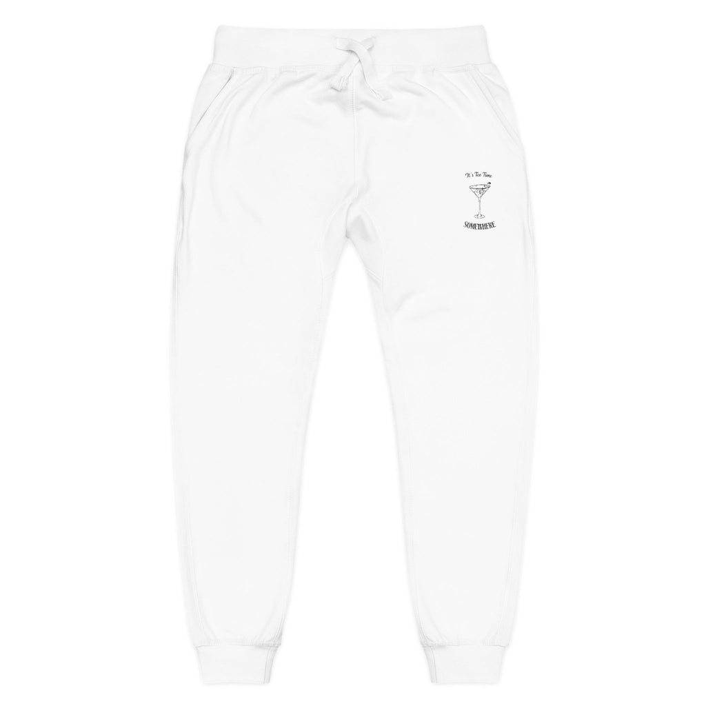It's Tee Time Some Where - Embroidery Sweatpants | Minimal Tropical Joggers