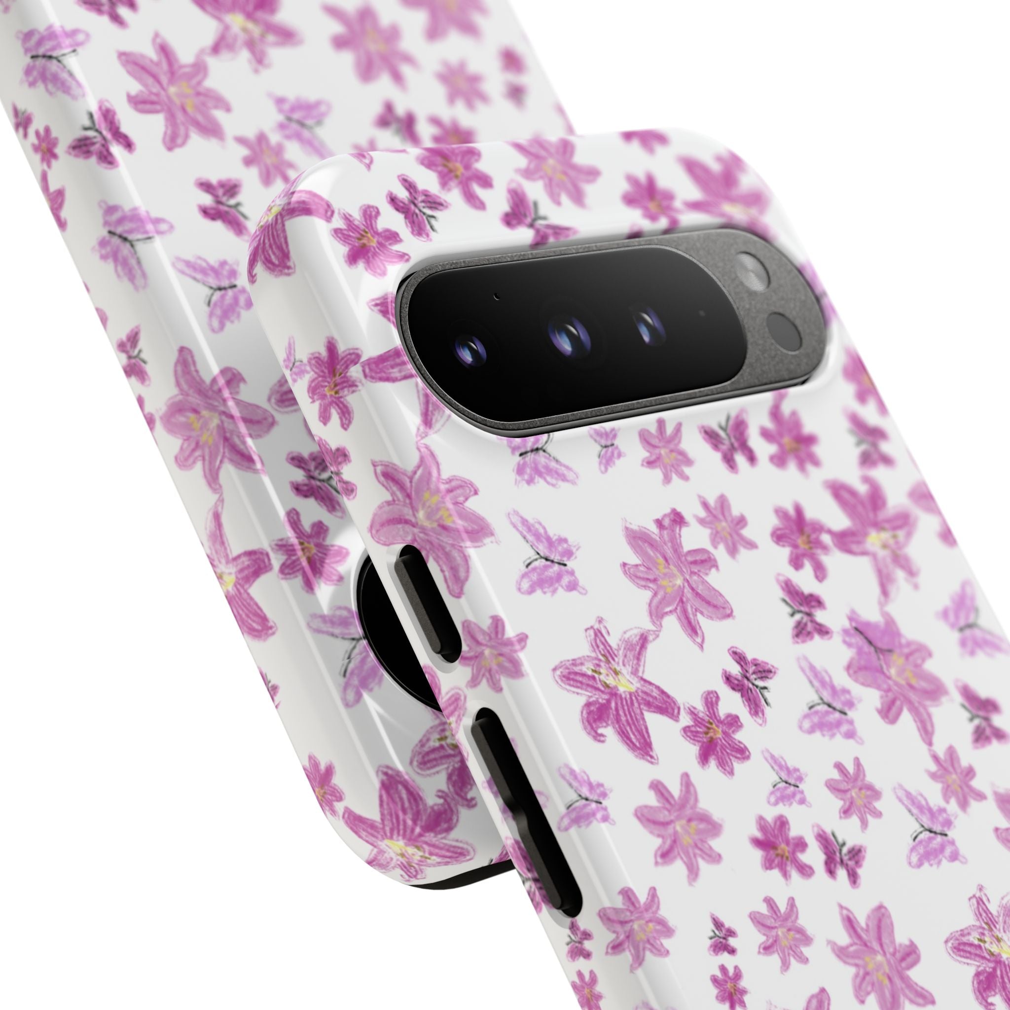Pink Floral Pattern phone case | Tough Case