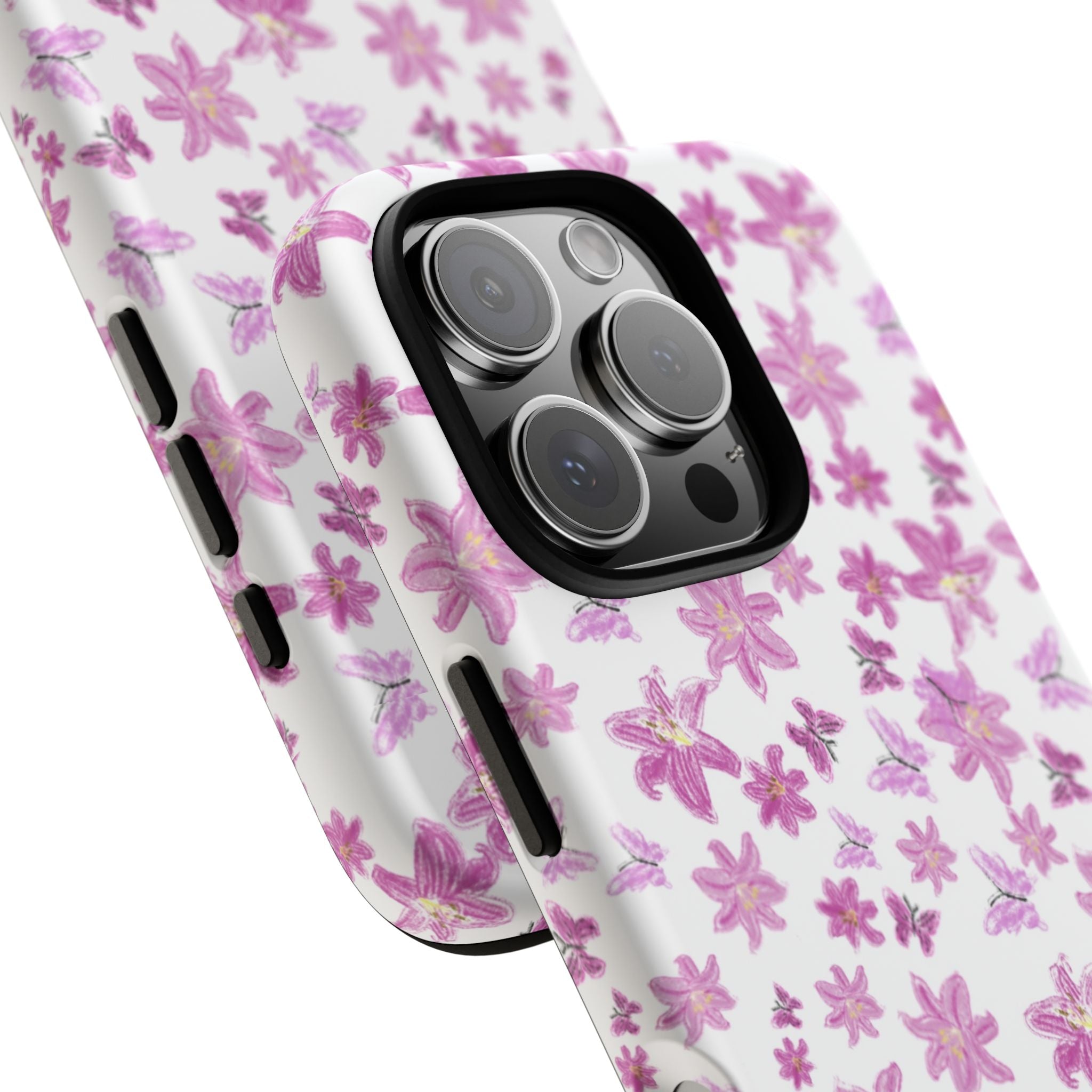 Pink Floral Pattern phone case | Tough Case