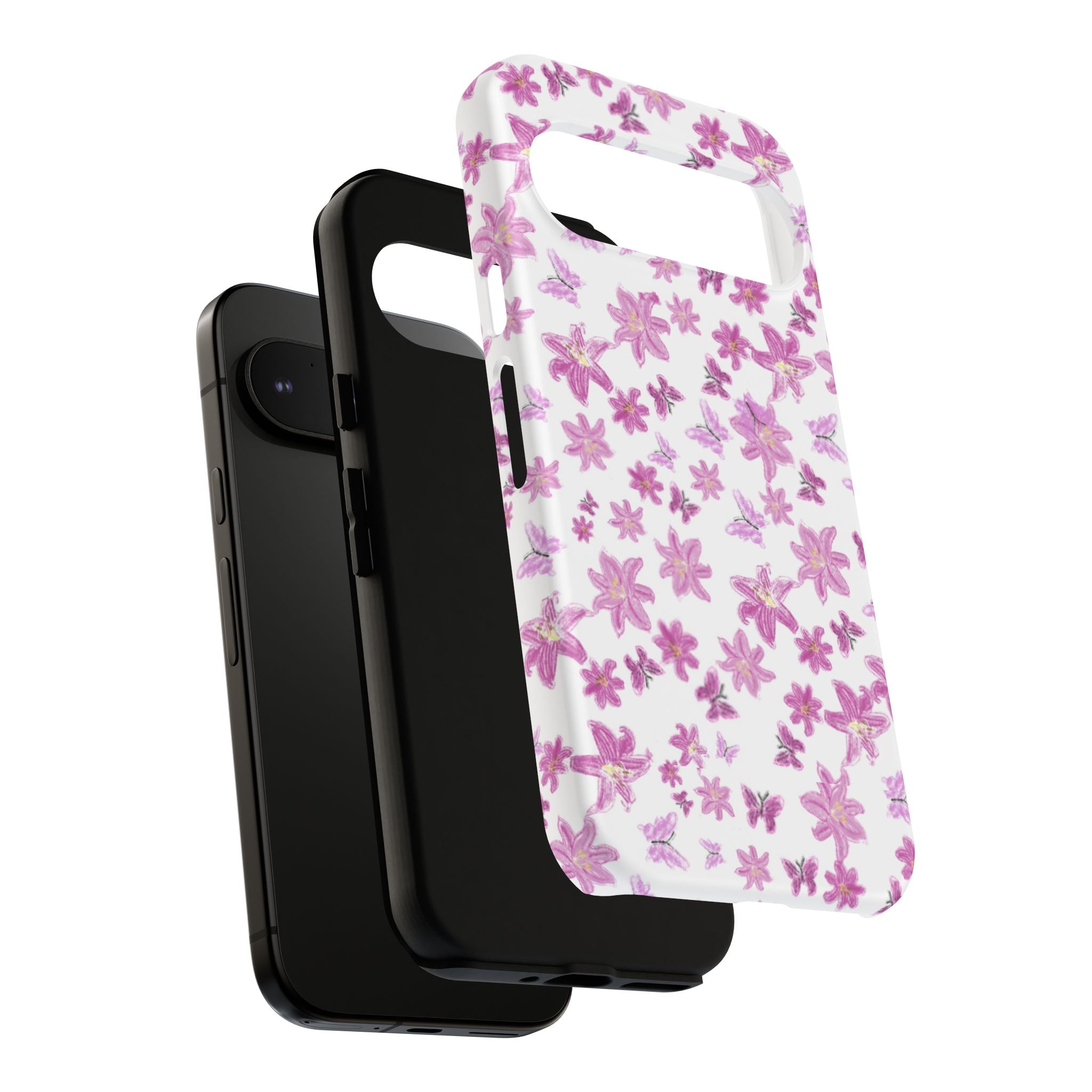 Pink Floral Pattern phone case | Tough Case