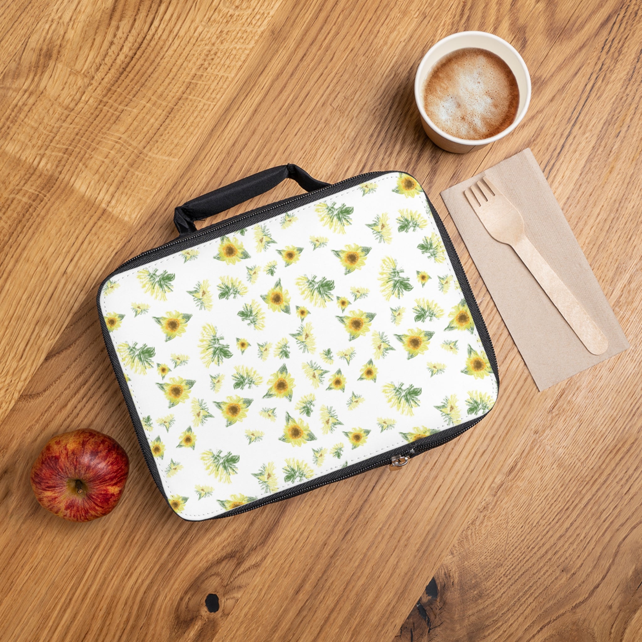 Sunflower Lunch Bag | Floral Insulated Tote