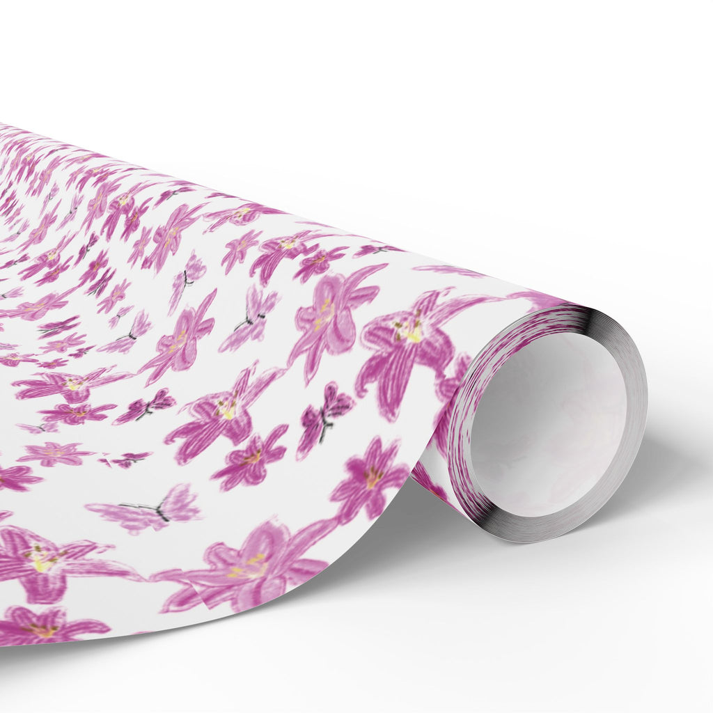Flowers and Butterfly Wrapping Papers