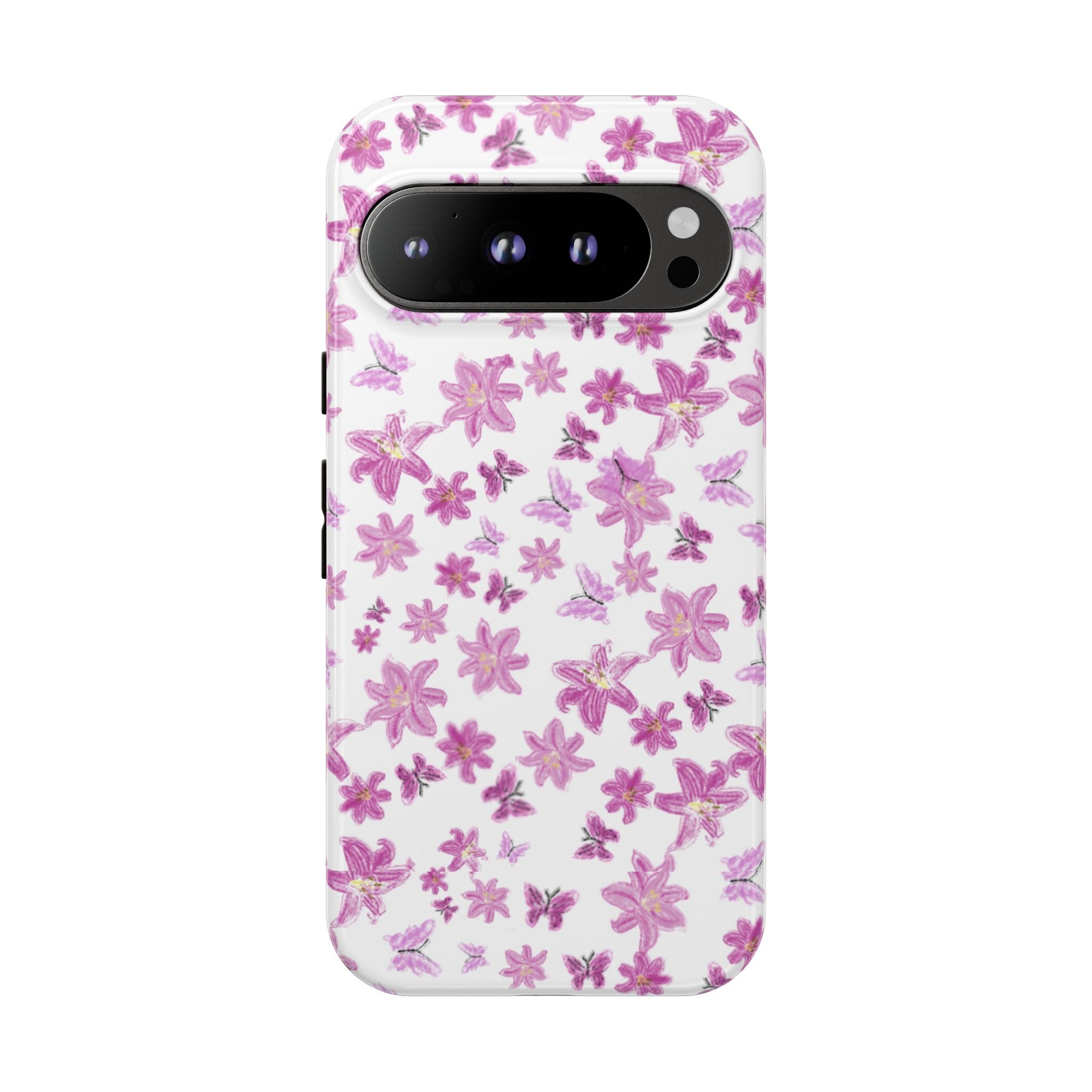 Pink Floral Pattern phone case | Tough Case