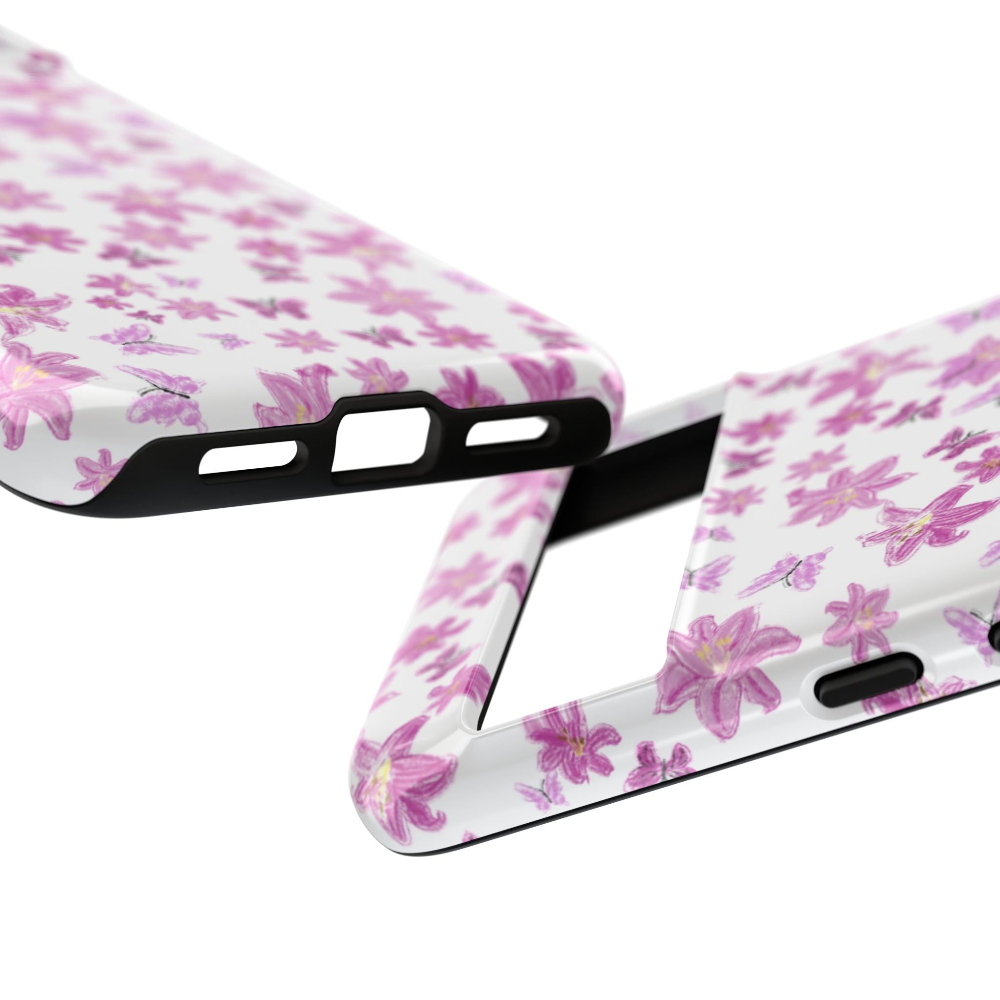 Pink Floral Pattern phone case | Tough Case