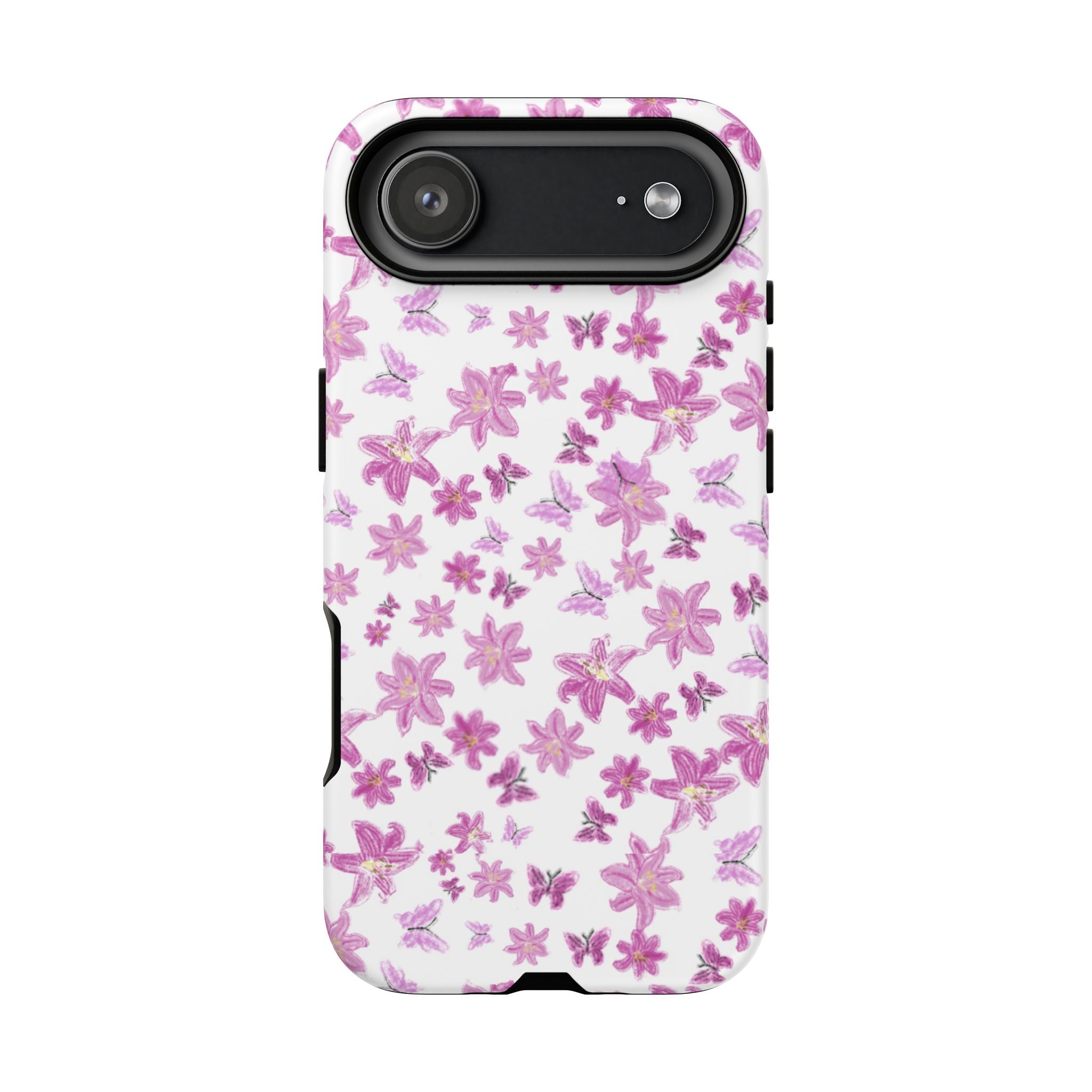 Pink Floral Pattern phone case | Tough Case