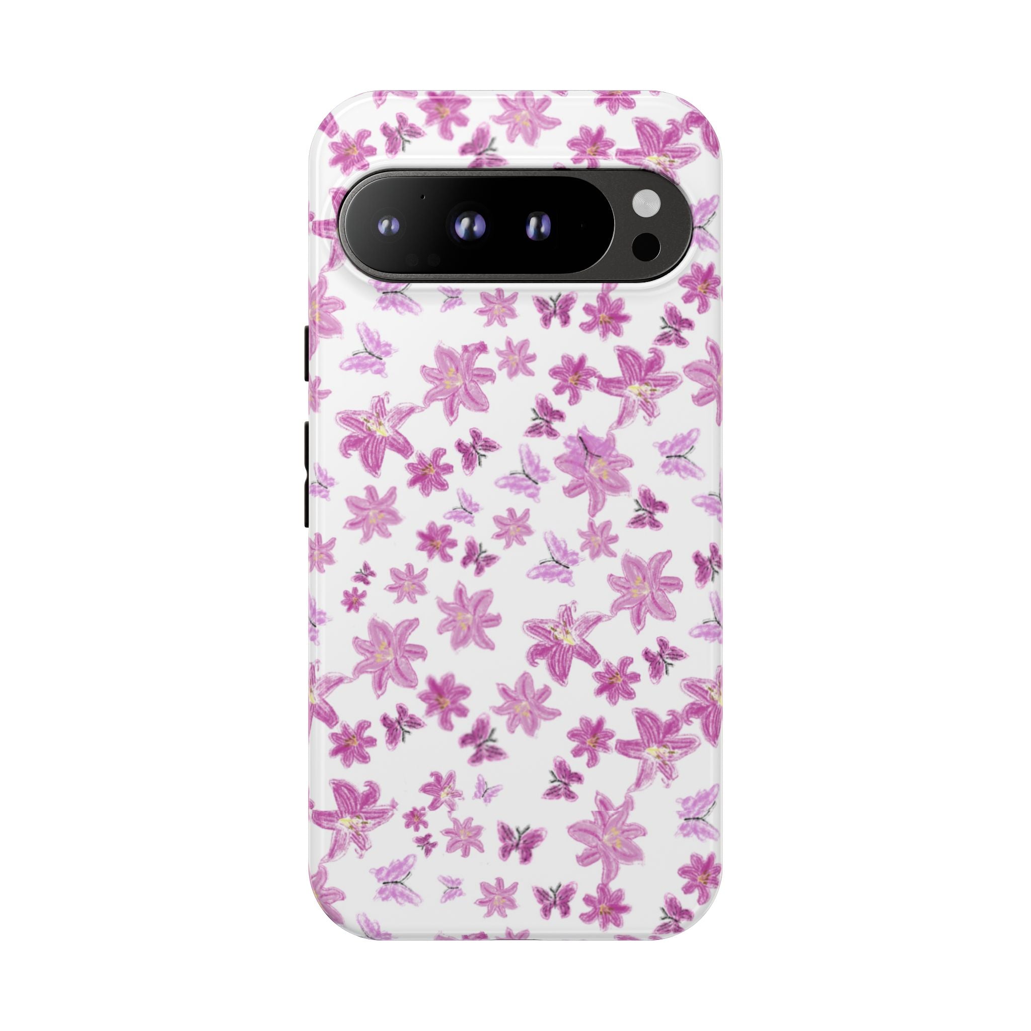 Pink Floral Pattern phone case | Tough Case